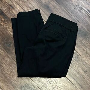 LOFT Black Original Crop Pants